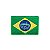 Patch Bordado Bandeira do Brasil com Fecho de Contato - Imagem 1