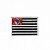 Patch Bordado com Fecho de Contato Bandeira São Paulo - Imagem 1