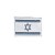 Patch Bordado Bandeira de Israel com Fecho de Contato - Imagem 1