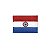 Patch Bordado Bandeira Paraguai com Fecho de Contato - Imagem 1