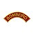 Patch Bordado Tarjeta Bombeiro com Fecho de Contato - Imagem 1