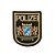 Patch Bordado com Fecho de Contato Polizei Verde - Imagem 1