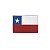 Bordado Termocolante Bandeira Chile - Imagem 1