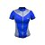 Blusa de Ciclismo Athlete Feminina Sol Sports - Azul e Cinza - Imagem 1