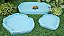 Kit 034 Bebedor Comedor Piscina Jabuti Adulto Artexotics - Imagem 7