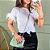 Kit com 3 blusas t shirts pluma pelinho na manga Atacado - Imagem 8