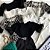 Kit com 3 blusas t shirts pluma pelinho na manga Atacado - Imagem 7