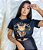 Blusa T shirt Feminina Gatinho Rockabilly - Imagem 6