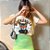 Blusa T shirt Feminina Gatinho Rockabilly - Imagem 5