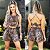 Conjunto Feminino Short e Cropped com Bojo Animal Print - Imagem 1
