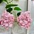 Laço de Cetim Florido Rosa Luxo com Strass e Mini-Pérolas - Imagem 1