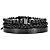 Pulseira Masculina Preta Black Motion Kit 3 em Aço Inox Cirúrgico Coroa - Imagem 1
