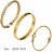 Pulseira Masculina Banhada a Ouro 18K Kit 3 em Aço Inox Cirúrgico Cruz Oração do Pai Nosso Espanhol - Imagem 4