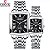 Kit 2 Relógios Masculino + Feminino Pulseira Aço Inox Conjunto Casal - Imagem 1