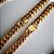 Corrente Masculina Grumet Grossa Banhada a Ouro 18K - 10MM x 70CM - Imagem 3