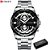 Relógio Curren Masculino Cronógrafo Quartzo Pulseira Em Aço Inox - Imagem 5