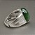Anel Masculino Banhado Prata Esterlina 925 Ajustável Pedra Jade Fusion com Zircôrnia - Imagem 5