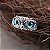 Anel Banhado Prata 925 Ajustável Coruja Blue Eyes Owl - Imagem 1