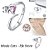 Anel Banhado Prata 925 Ajustável Gato Adorable Cat Pedra Zirconia - Imagem 1