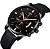 Relógio Masculino Preto Black Motion Design Quartz - Imagem 1
