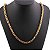Corrente Masculina Banhada a Ouro 18K 60cm x 8mm - Imagem 2