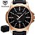 Relógio Masculino Original Luxo Yazole Ferragem Bronze + Caixa - Imagem 1
