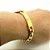 Pulseira de Aço Masculina 9mm Banhada a Ouro 18K Frete Grátis - Imagem 2