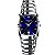 Relógio Masculino + Relógio Feminino Pulseira Aço Inox Conjunto Casal - Imagem 3
