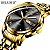 Relógio Masculino Pulseira em Aço Cronógrafo Quartzo Luxo Premium - Imagem 4