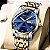 Relógio Masculino Pulseira em Aço Cronógrafo Quartzo Luxo Premium - Imagem 1