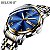 Relógio Masculino Pulseira em Aço Cronógrafo Quartzo Luxo Premium - Imagem 3