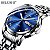 Relógio Masculino Pulseira em Aço Cronógrafo Quartzo Luxo Premium - Imagem 8
