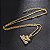 Colar Feminino Eu Amo Jesus Folheado a Ouro - Imagem 2