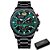 Relógio Curren Masculino Cronógrafo Quartzo Pulseira Aço Inox - Imagem 9