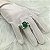 Anel Banhado Prata 925 Pedra Jade Fusion Zircônias Ajustável - Imagem 5