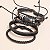 Kit Pulseiras Masculinas Couro  Ajustável + Colar Flecha - Imagem 5