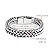 Pulseira Masculina Trançada Aço fecho Ímã Bracelete Luxo - Imagem 8