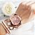 Relógio Feminino Aço Inox Luxo Rose - Imagem 4