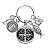 Chaveiro São Bento Amuletos Jesus - KIT 5 Peças - Imagem 1