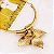 Colar Feminino Dourado Flor Helena - Imagem 3