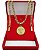 Corrente Masculina Cordão Pingente E Pulseira Banhado Ouro 18K - Imagem 6