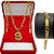 Kit Corrente Masculina + Pulseira + Pingente Cifrão Banhado a Ouro 18K - Imagem 1