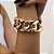 Pulseira Feminina Dourada Elos Estilo Giovanna - Imagem 1