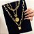 Colar Feminino Pingente Medalha - Conjunto - Imagem 3