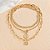 Colar Feminino Pingente Medalha - Conjunto - Imagem 4