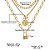 Colar Feminino Pingente Medalha - Conjunto - Imagem 2
