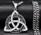 Corrente Aço Inox Pingente Triquetra - Imagem 1