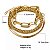 Pulseira Feminina Dourada Ajustável - Imagem 4