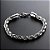 Pulseira Aço Inox 5 mm Luxo Trançada - Imagem 2