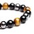 Pulseira da Proteção Ônix Hematita Olho de Tigre - Imagem 7